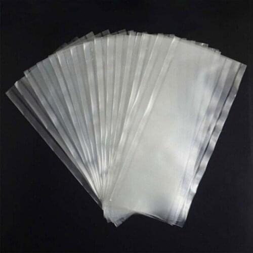 50PCS Carp Fishing Accessories Water Dissolving PVA Bag with String for Boilie Bait Bag Carp Fishing Feeder Bag Dissolve Tool