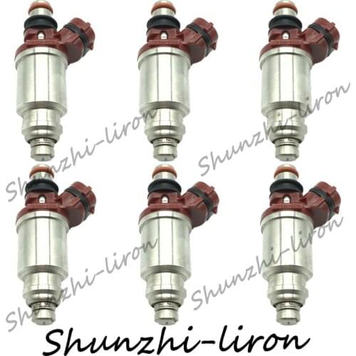6pcs Fuel Injector Nozzle For Mitsubishi Pajero 195500-5810 195500 5810 1955005810