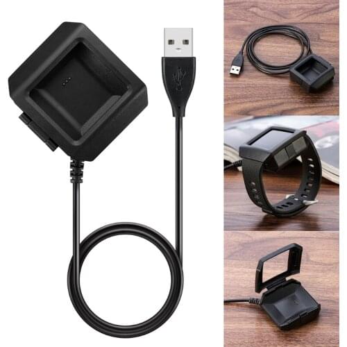 OOTDTY USB Charger Cradle Dock Data Sync Charging Cable For Fitbit Ionic Smart Watch