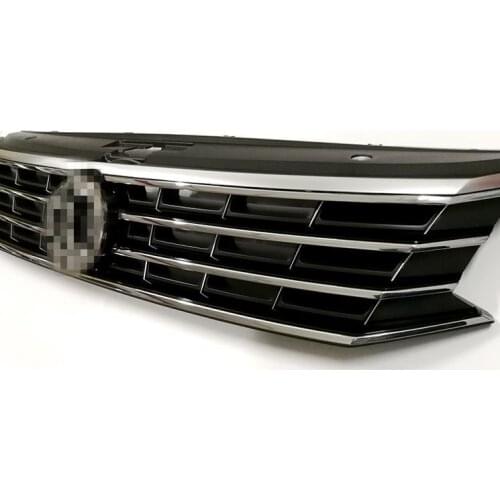 ABS Original uthentic car Front Grille Around Trim Racing Grills Trim for Passat B7 2016 2017 Car styling