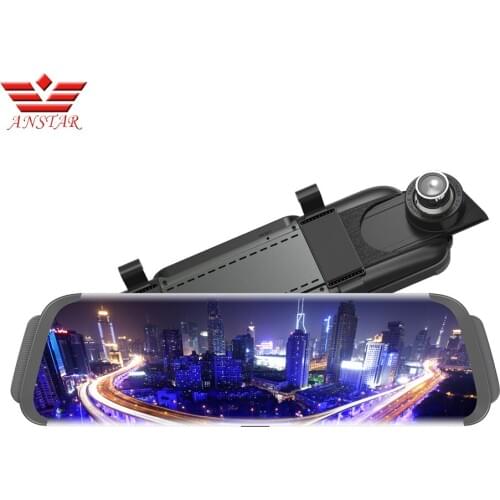 ANSTAR Android Car Dvr Dash Camera 1080P HD Rear View Camera ADAS Radar Detector GPS Navigation Mirror Recorder Dual Lens DVR