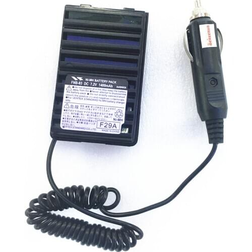 DC12V eliminator car charger for Vertex VX418 177 170 160 400 428 FT-60R FT-60E FT-250R FT-270R replace of FNB-V83 etc radio