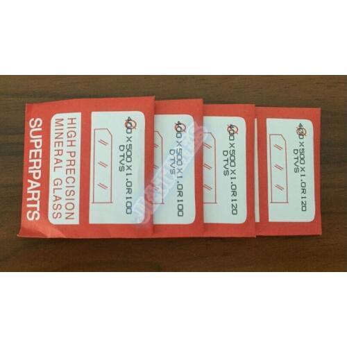 Free Shipping 20 PCs Recuting Glass Flat TV Sheet 40*40mm Size 0.7~3.0mm Thickness