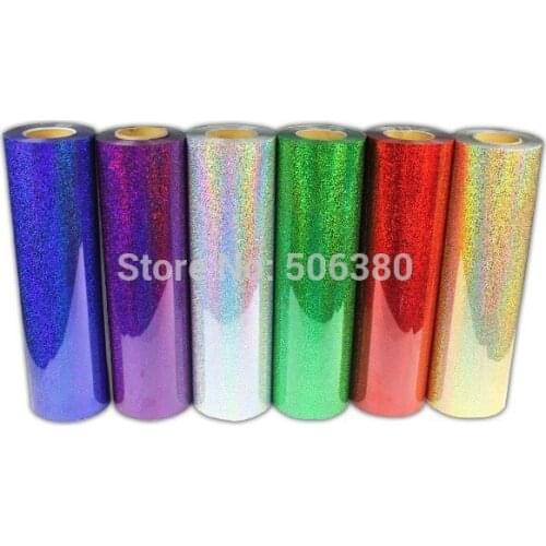 Free shipping 6 Yards PET Laser Heat Transfer Vinyl Film Cutting Plotter for Textile Press