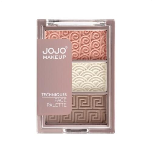 3 Colors Bronzer Highlighter pallete Brighten nude Highlight Powder glitter matte shimmer Face shading makeup Powder cosemtics