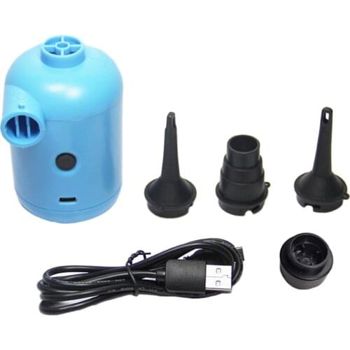 Quick Fill Air Pumps with 3 DC 5V Nozzles for Air Bed Vacuum Storage Bags