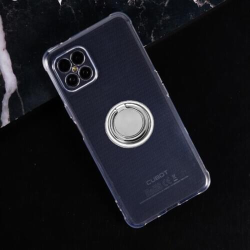 For Cubot C30 6.4" 2020 Back Ring Holder Bracket TPU Soft Silicone Phone Case