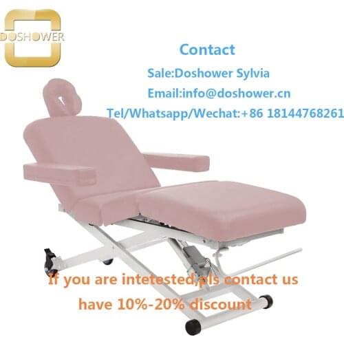 Portable facial bed with electric beauty bed for spa massage bed