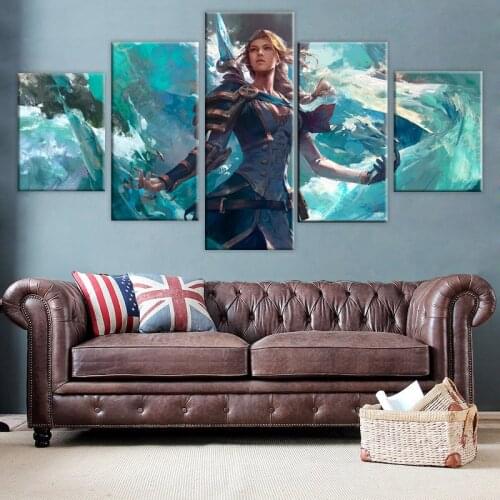 Jaina Proudmoore World of Warcraft Video Games Art Frame Paintings Warcraft Games Art Wall Painting HearthStone Game Poster
