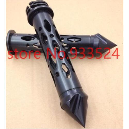 Motorcycle Black 7/8'' 22mm Handlebar Handgrip Grips for Honda CBR 600 F3 F4i Kawasaki Ninja 250 Suzuki Hayabusa Yamaha R1 R6