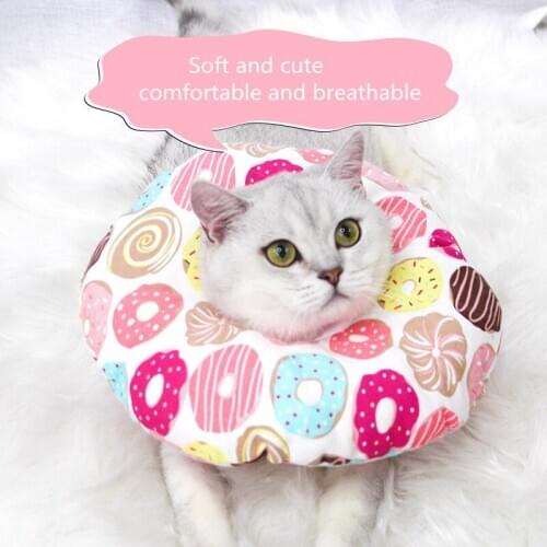 New Elizabeth Ring Anti-Licking Ring Cat Collar Cloth Protective Cover Anti-Scratch Bib Collar Protection Collar