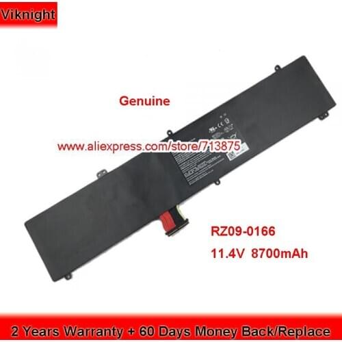 Genuine 11.4V 8700mAh F1 Battery for RZ09-01663E52 RZ09-0166 3ICP6/87/62/2 3ICP6/87/62-2 BLADE PRO 2017 4K RZ09-01662E52 Laptop