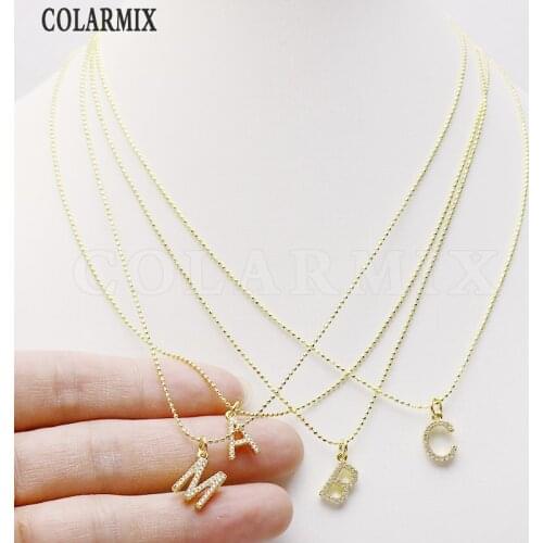 8 Strand letter charms necklace jewelry accessories women Gift for women necklace for women New design 51245