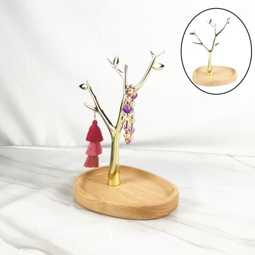 Tree-shaped Han ging Jewelry Earring Necklaces Displaying Holder Stand, Durable