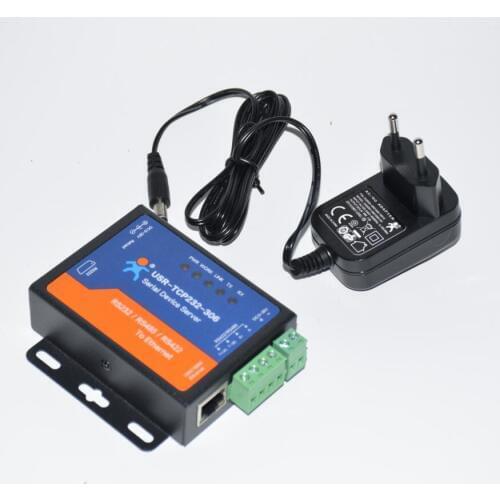 Serial To TCP IP Converter Serial to Ethernet Converter Server Support DNS DHCP Built-in Webpage RS232 RS485 RS422
