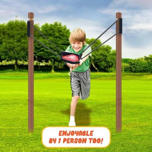 Water Balloon Launcher Cannon Slingshot Potato Catapult Toy Summer Outdoor Elastic Rope Heavy Duty Waterballoon Fight Toys