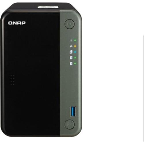 QNAP TS-253D-4G 2 Bay NAS for Professionals with Intel Celeron J4125 CPU and Two 2.5GbE Ports