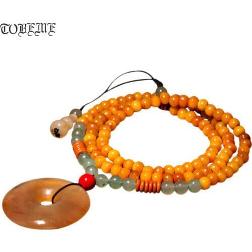 Handcrafted Old Tibetan Yak Bone Mala Tibetan Designer Mala Buddhist 108 Prayer Beads Bracelet Tibetan Bone 108 Beads Mala