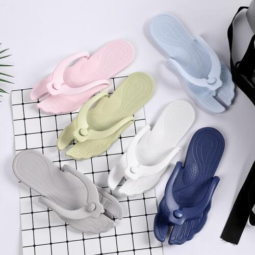 Women Slippers Summer Lady Slip-on Shoes Anti-slip Hard-wearing Fashion Leisure Slippers Beach Swimming Walking Indoor Flip Flop