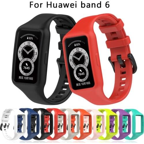 Silicone WatchBand For Huawei Watch Fit Watchbands Smart Watch Accessories Waterproof Wrist Bracelet Sport