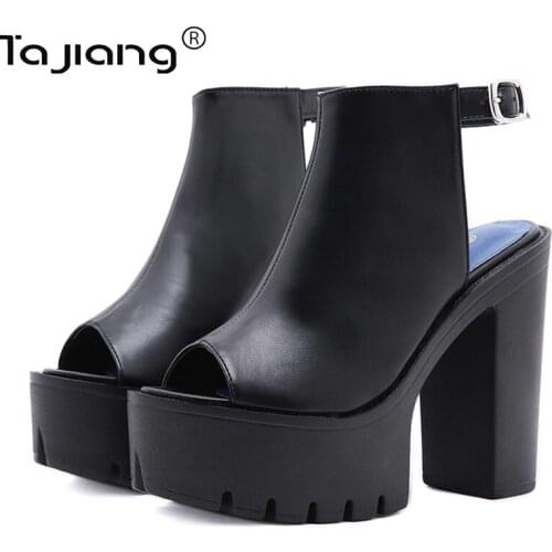 Ta Jiang Summer New height increase womens shoes metal buckle Roman thick-soled wedge sandals gladiator shoes T163-7