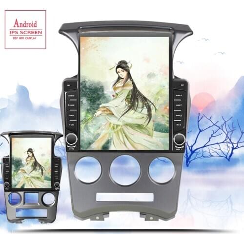 Tesla Vertical screen android 10.0 car gps multimedia radio player in dash for Kia Carens car navigation 4G LTE stereo 2007-2012