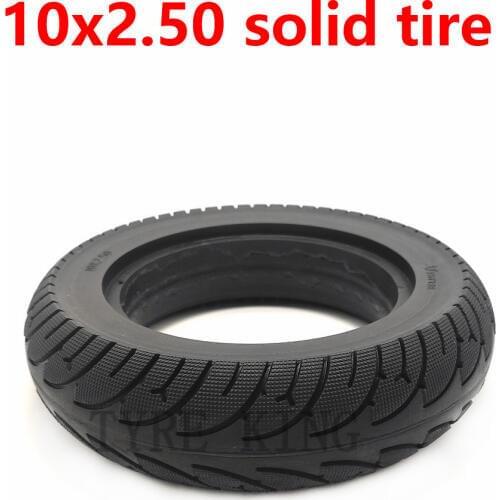 Good Quality 10x2.50 Solid Wheel Tyres10*2.50 Puncture Proof Solid Tyre for Electric Scooter Accessory