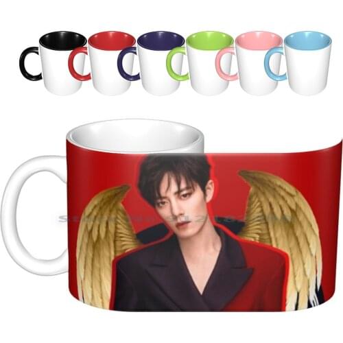 Xiao Zhan Ceramic Mugs Coffee Cups Milk Tea Mug Why R U The Series 2gether 2gether The Series Together With Me Love By Chance