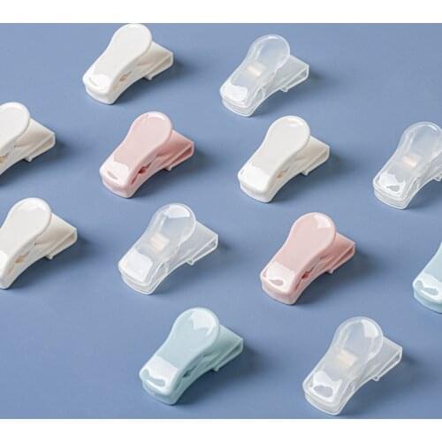 4Pcs Bag Food Package Clips Sealing Clip Hook Refrigerator Storage Mustard Sauce Towel Gloves Clips Home Multifunction Hook Clip