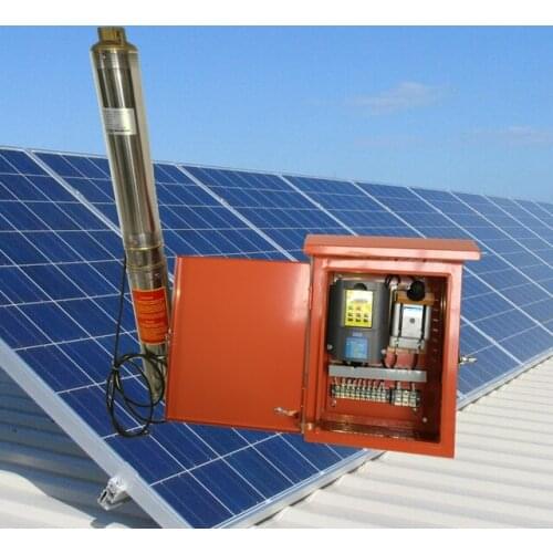 4SP8/30-4 heavy duty solar submersible water pump with water pump controller