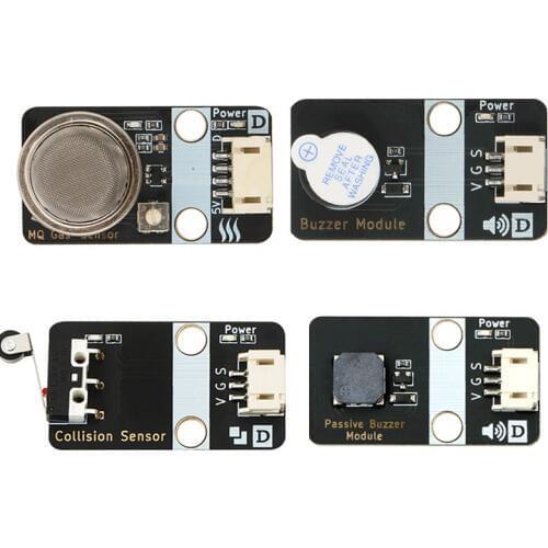 DS18B20 Temperature Humidity Active Passive Buzzer Rocker Touch Sensor Magnetic Switch MQ 04 Gas Collision Switch Sensor Module