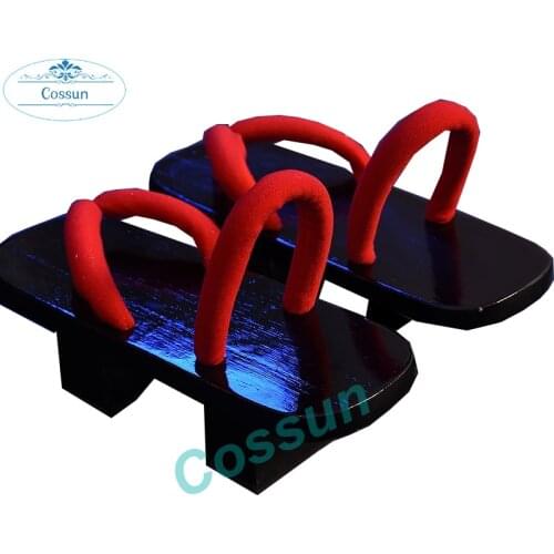 Anime Genshin Impact Yoimiya Cosplay Shoes Clogs Halloween For Women New Hot Game Wood anime cosplay