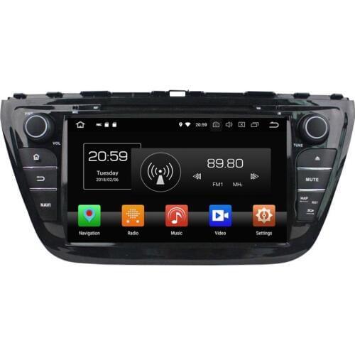 IPS Screen 4GB RAM Octa Core 8" Android 8.0 Car Radio DVD Player for Suzuki SX4 /S Cross 2014 GPS Bluetooth WIFI USB 32GB ROM