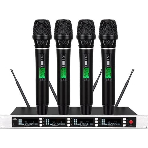 Bolymic UHF Wireless Microphone Handheld High Quality Outdoor Performance Church Cordless Microphone System True Diversity