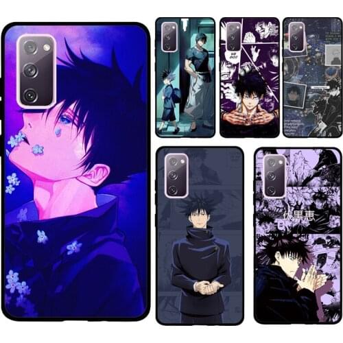 Jujutsu Kaisen Fushiguro Megumi Soft Case For Samsung Galaxy S21 Ultra S20 FE Note 20 Note 10 Plus S8 S9 S10 Phone Cover