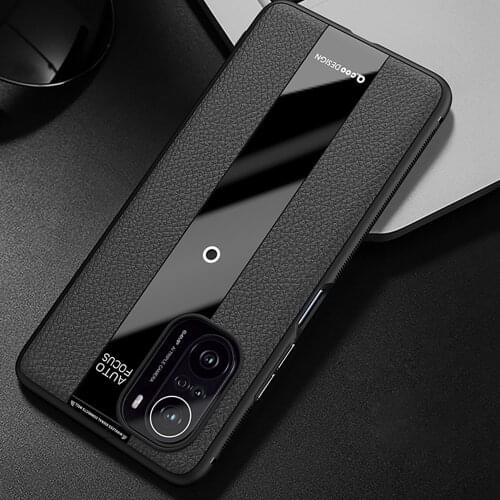 Poco F3 Luxury Litchi Veins Silicone Phone Case For Xiaomi Redmi K40 Pro Ultra-thin Painting TPU Cover Coque For POCOPhone F3