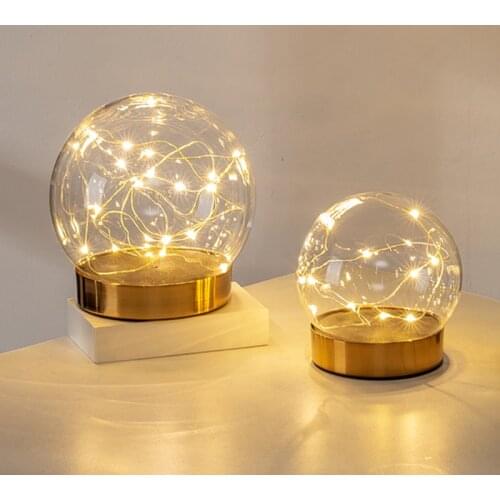 Diameter=16.5cm Big Size Round Glass Dome Vase Home Decoration Creative Metal Base Transparent Cover DIY Friend Gift Wedding