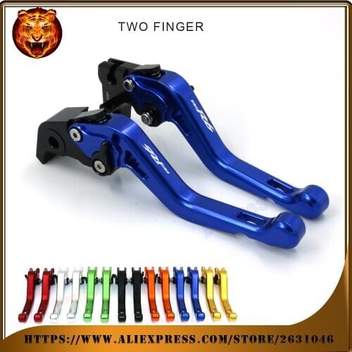 For YAMAHA YZFR6 YZF R6 YZF-R6 2005-2015 BLACK SILVER NEW STYLE MOTOR MOTOBIKE Motorcycle Adjustable Short Brake Clutch Levers