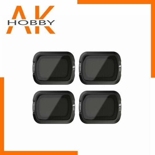 Freewell Standard Day – 4K Series – 4Pack ND4/ND8/ND16/PL Camera Lens Filters Combination Compatible for DJI Osmo Pocket