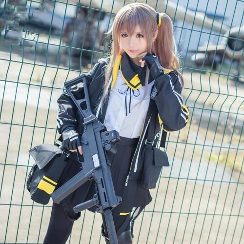 Game Girls Frontline Ump45 Ump9 Cosplay Costumes Battle Uniform Women Girls Halloween Christmas Carnival Outfit
