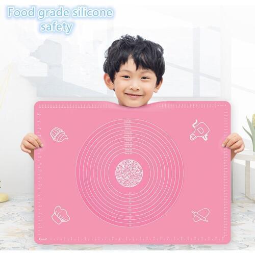 Make Patisserie Pizza Cake Rolling Pad Non-stick Baking Tool Oven Pad Kneading Dough Mat Pad Kitchen Accessories Silica Gel