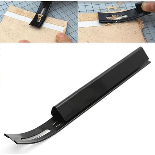 1pc New Black Safety Skiver Beveler Leather Blade Craft Edge Leather Skiving Practical DIY Leathercraft Cutting Tool Keen Edge