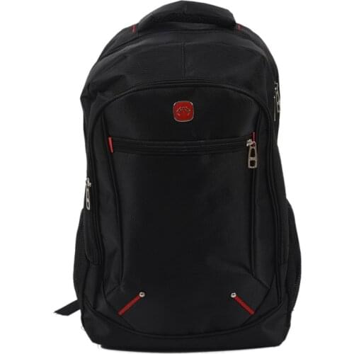 Casual Solid Color Material Oxford Mans Backpack Multi-functional Large-capacity Student Schoolbag Simple Bag