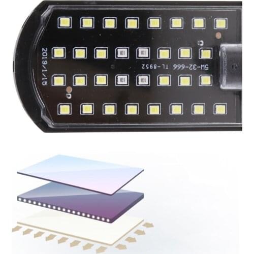 Simple LED Aquarium Lights Water Grass Plants Grow Light Fish Tank Clip-on Waterproof Lighting Lamp