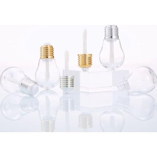 1PCS 9ML Fashion Lip Gloss Tubes Empty Bottle light Bulb Lip Glaze Container DIY Empty Tube Shell Lipstick Filling Lip OilBottle