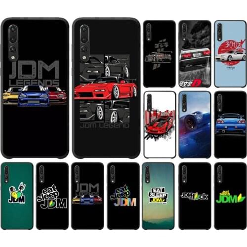 Sports car jdm drift Phone Case For Huawei P20 P30 P40 lite Pro P Smart 2019