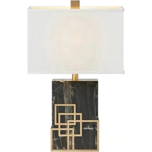 Led e27 Postmodern Iron Fabric Marble LED Lamp. LED Light. Table Lamp. Desk Lamp.LED Dest Lamp For Bedroom Foyer
