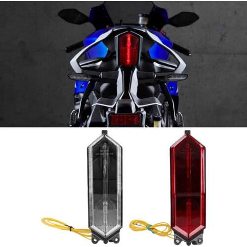 LED Taillight Assembly Brake Lamp Turn Signal High Brightness Fit for Yamaha YZF-R1/YZF-R6 LED Tail Light New