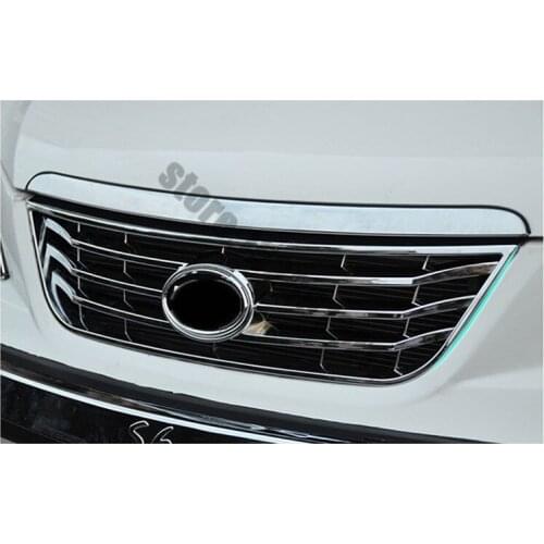 High quality ABS chrome front grille Refit around trim trim grills Racing for BYD S6 S7 Car Styling