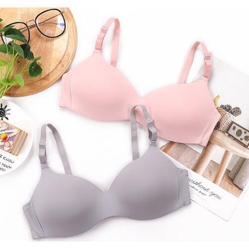 2019 New Seamless Push Up Thin Padded Bra Sexy Women Smooth Bras Bralette Underwear